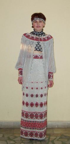 современный чувашский костюм